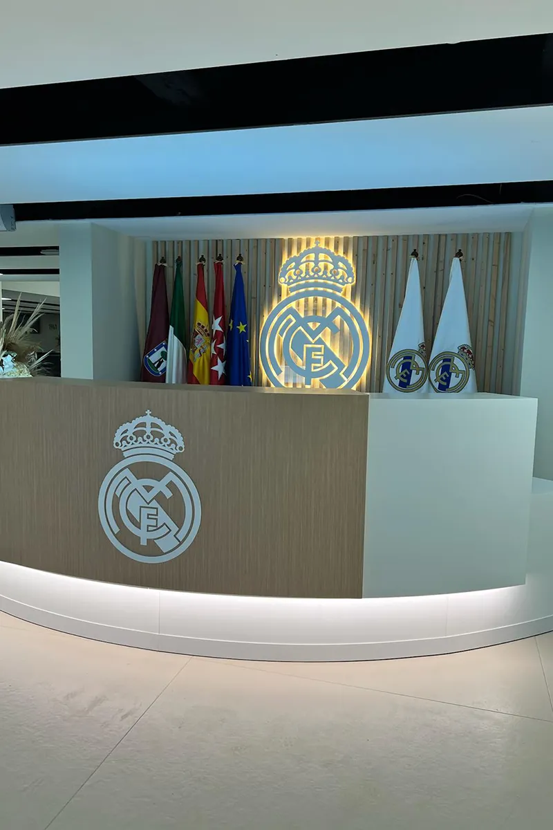 Trabajo decoración de Real Madrid